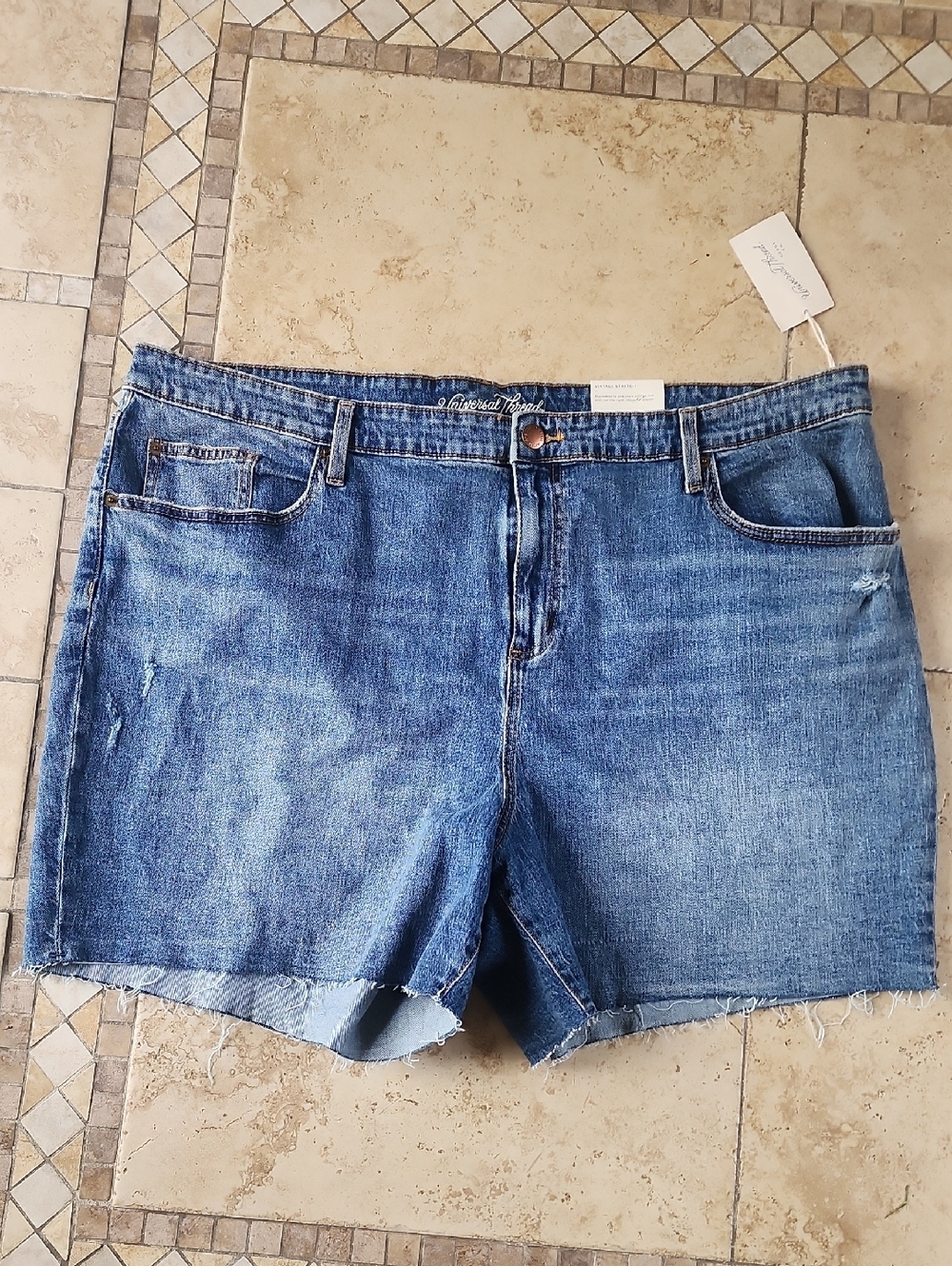 Universal Thread Medium Blue Denim  Cutoff Shorts